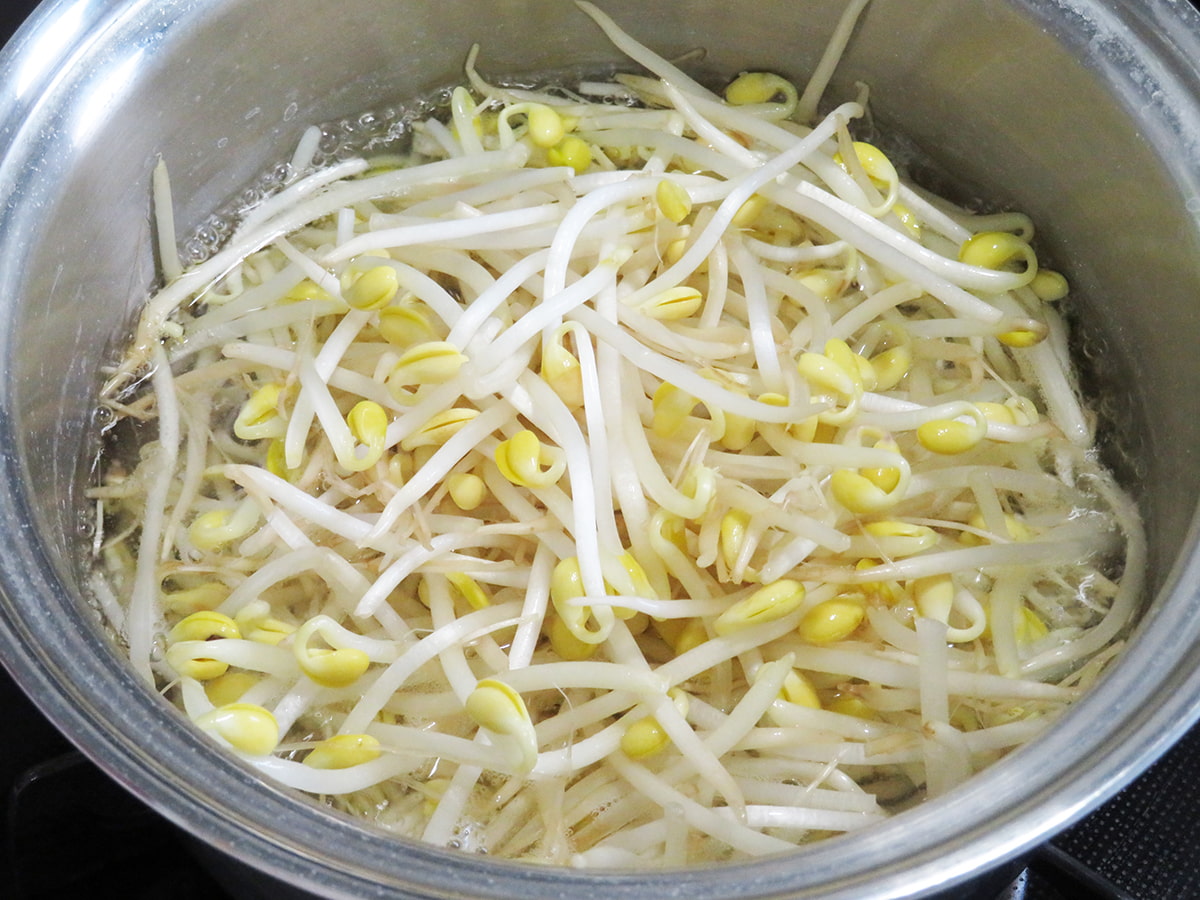 大豆もやしナムル1