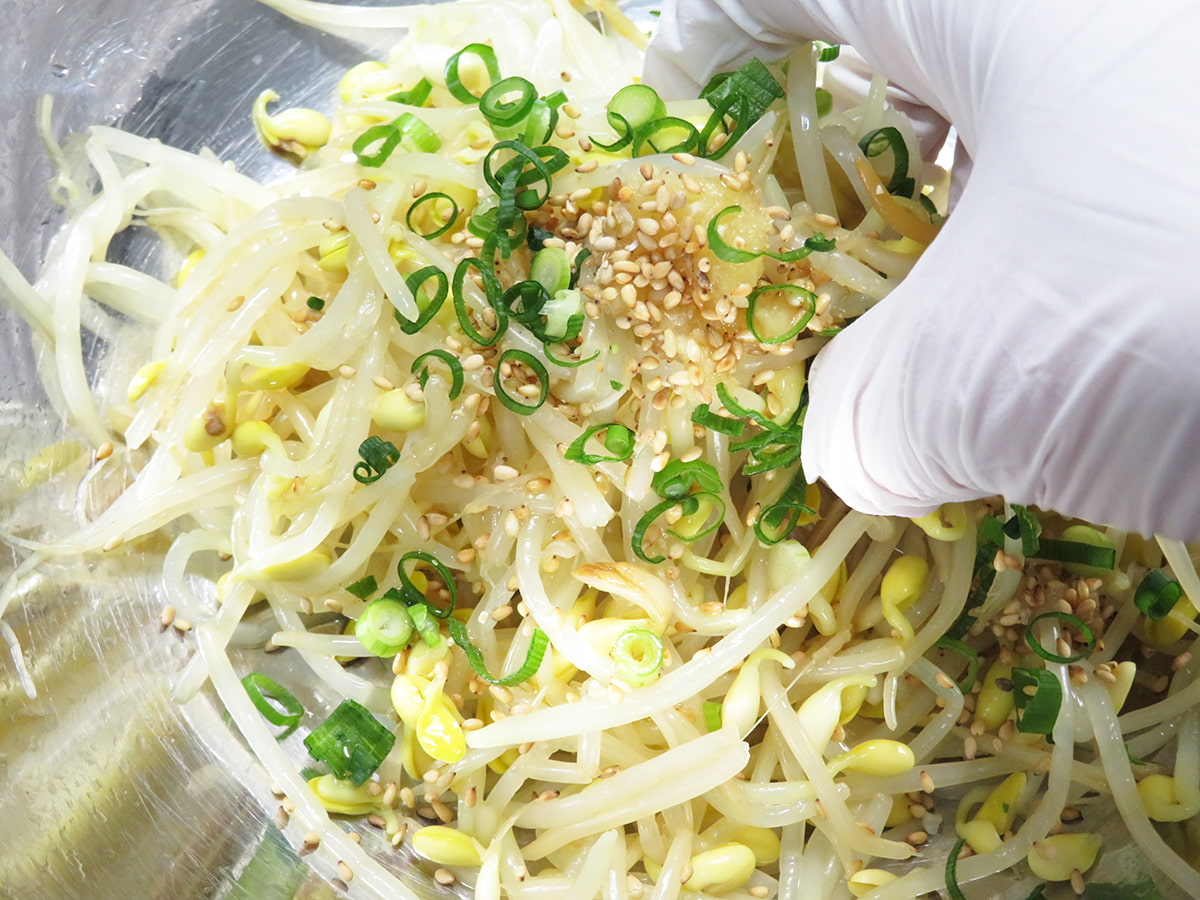 大豆もやしナムル4