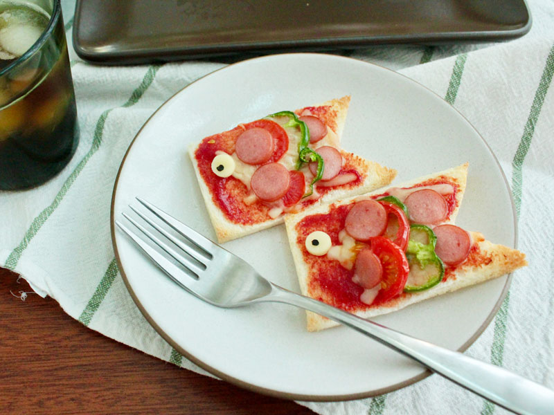こどもの日に作ろう！「鯉のぼりおにぎり＆ピザトースト」