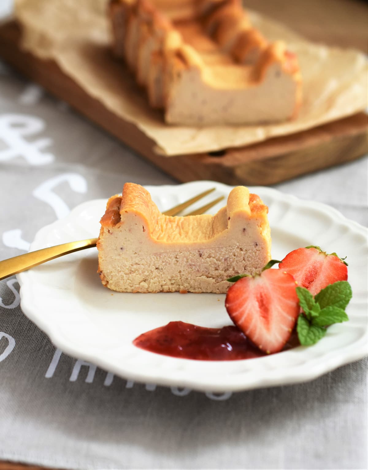 いちごのチーズケーキ