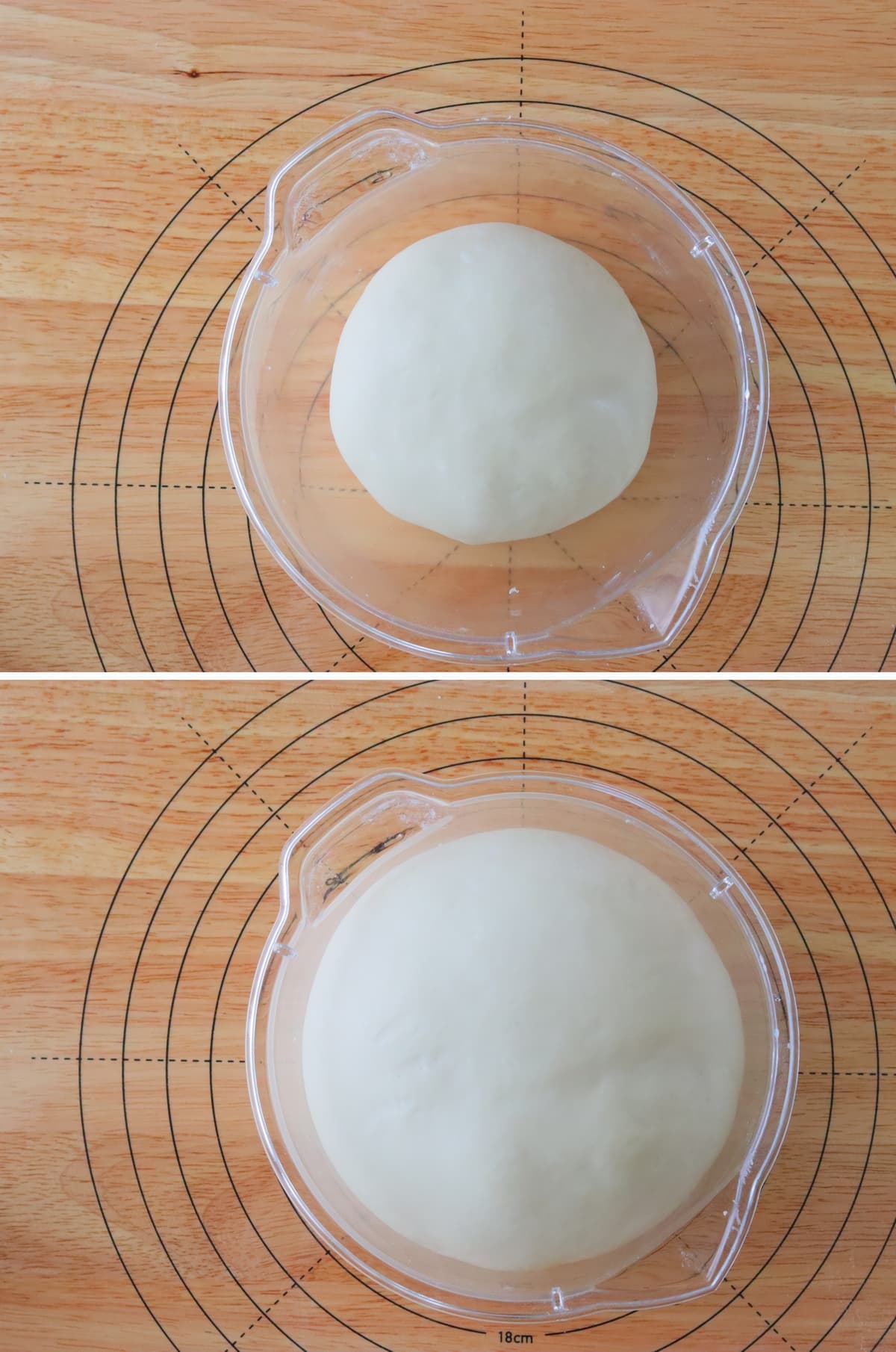 はちみつ濃い味みるくパン1次発酵