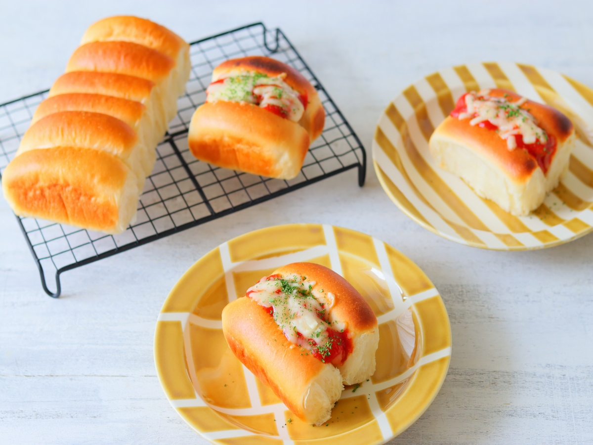 はちみつ濃い味みるくパン食べ方2
