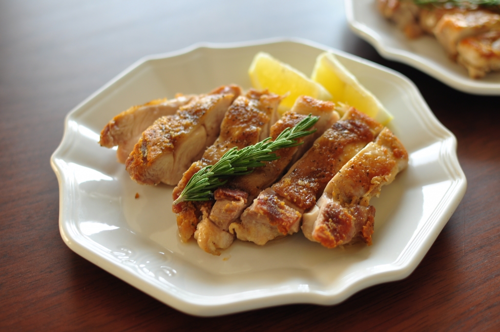 鶏もも肉の梅塩はちみつ照り焼き