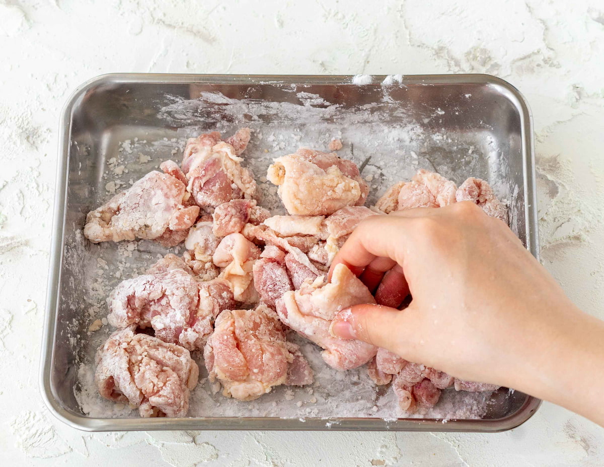 鶏肉下味