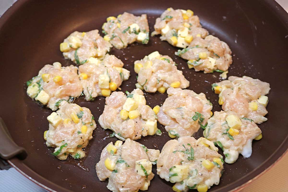 鶏むねつくね5