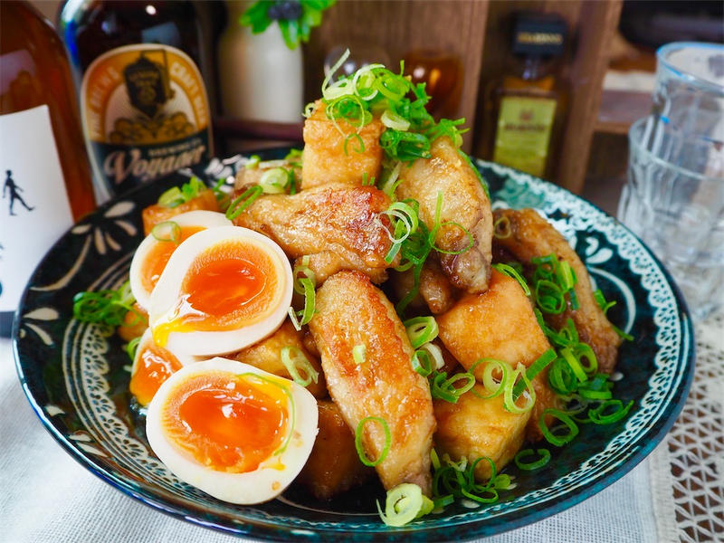 鶏肉のうまみがたっぷり♪「手羽中×めんつゆ」のおすすめレシピ