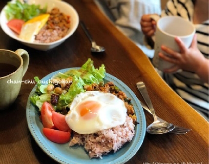 ちゃんちーさんの【簡単レシピ】子供と一緒に作るドライカレー♪ と 質問お返事。