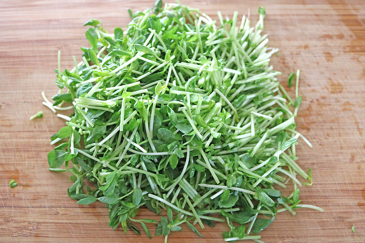 豆苗サラダ2