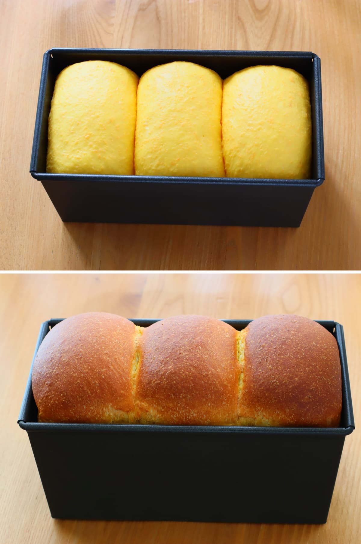 はちみつ人参パン焼成