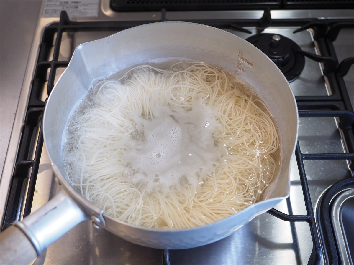 ささみのそうめんチャンプルー