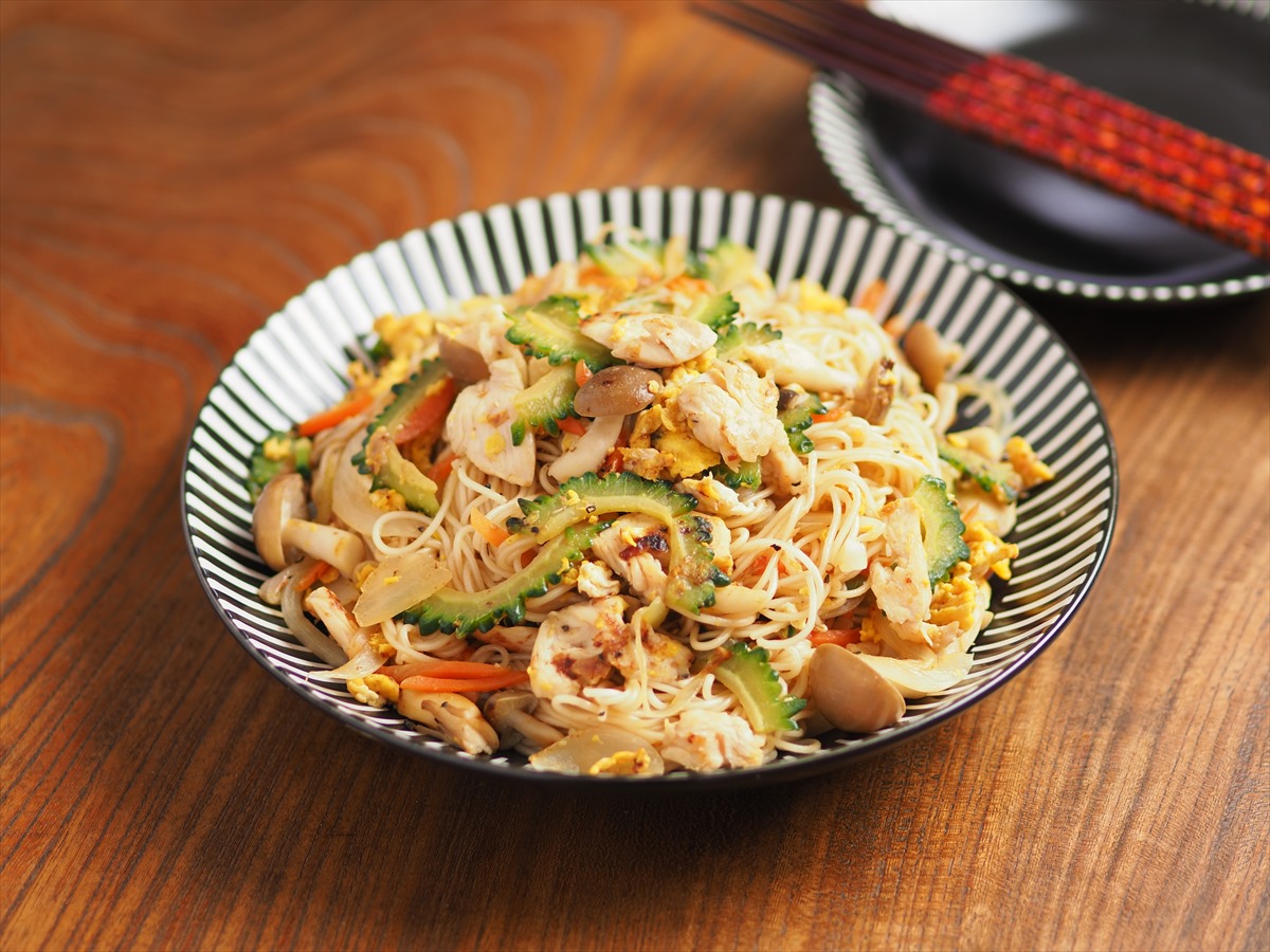 ささみのそうめんチャンプルー
