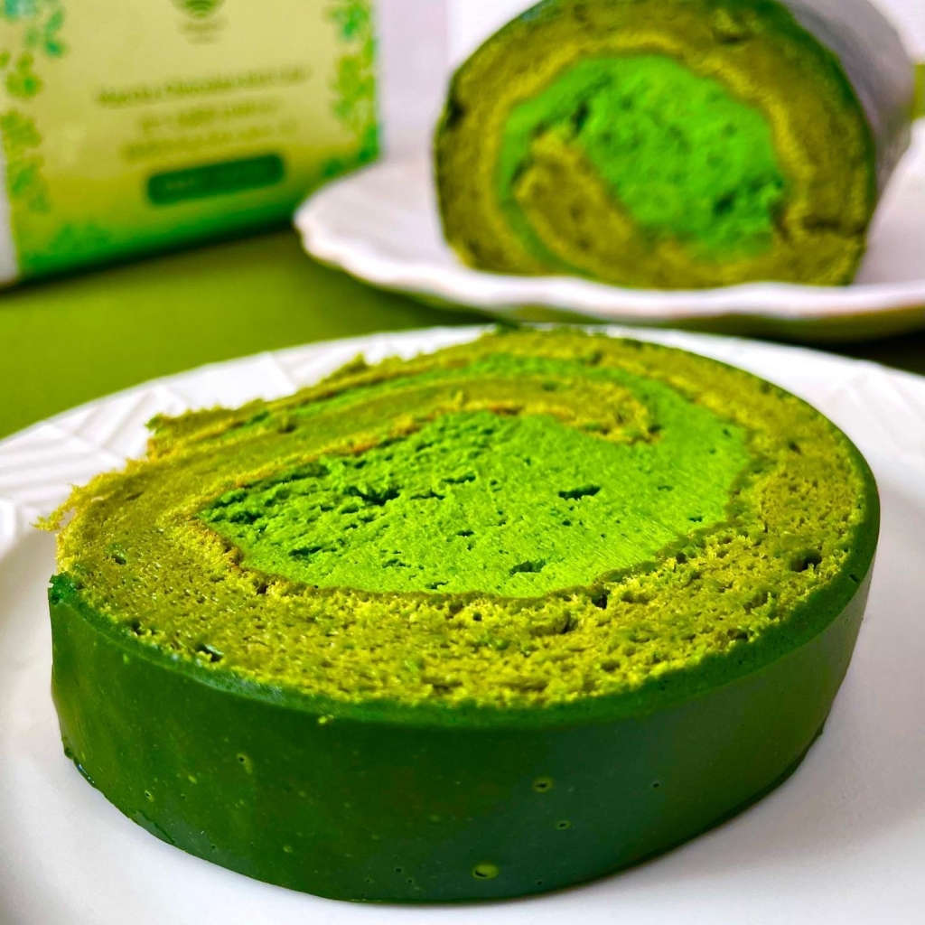 点てる抹茶10杯分の抹茶生チョコロールケーキ
