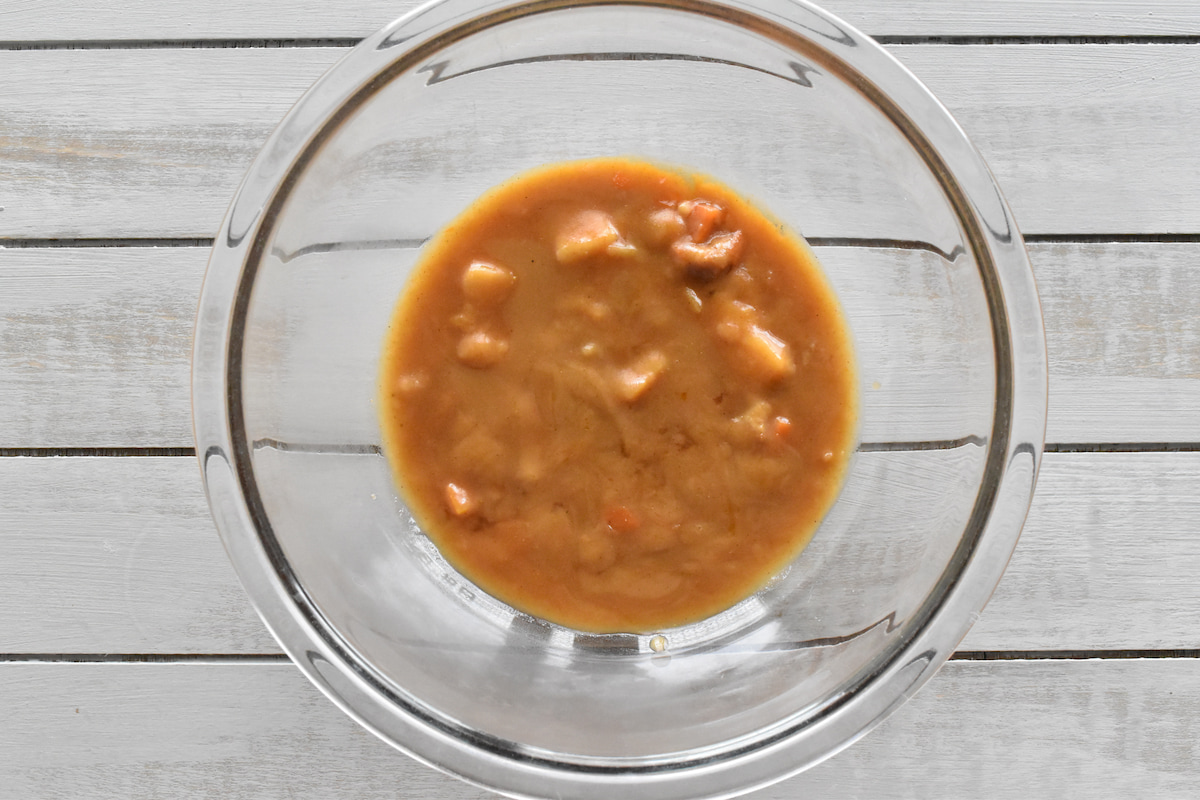 レトルトカレーを温める