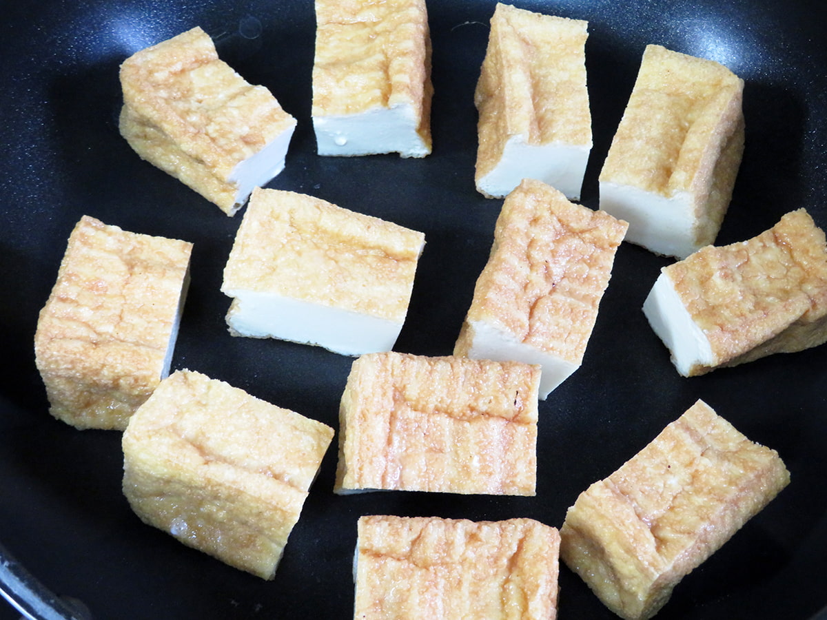 ヤンニョム厚揚げ」作り方