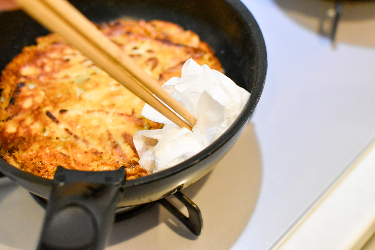 じゃがいものカリカリ青のりチーズ焼き10