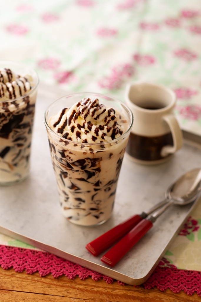 コーヒーゼリーソフトクリーム