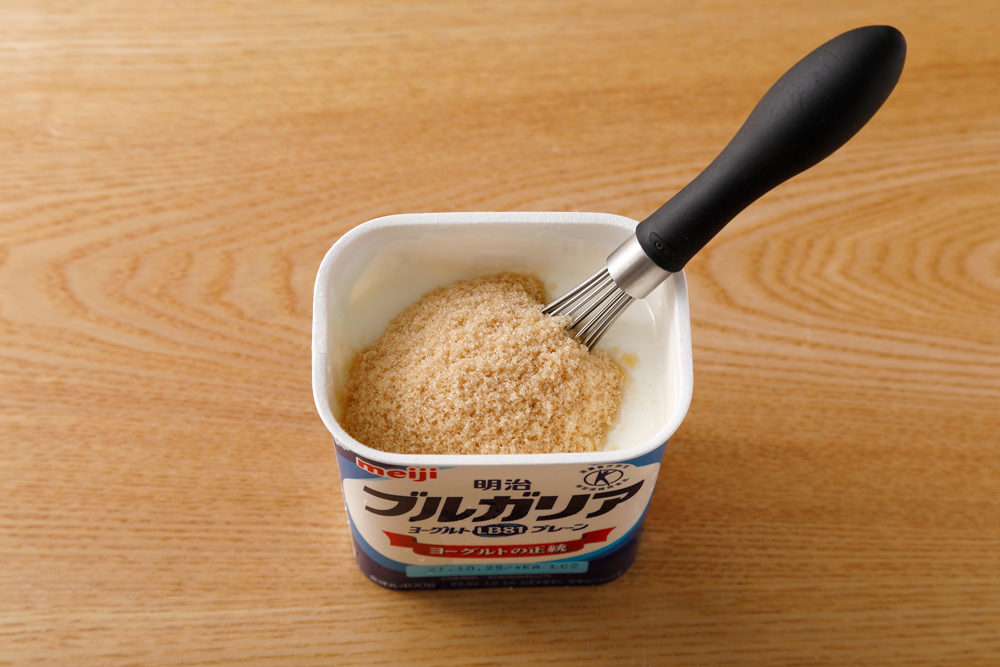 ヨーグルトレアチーズ　工程1
