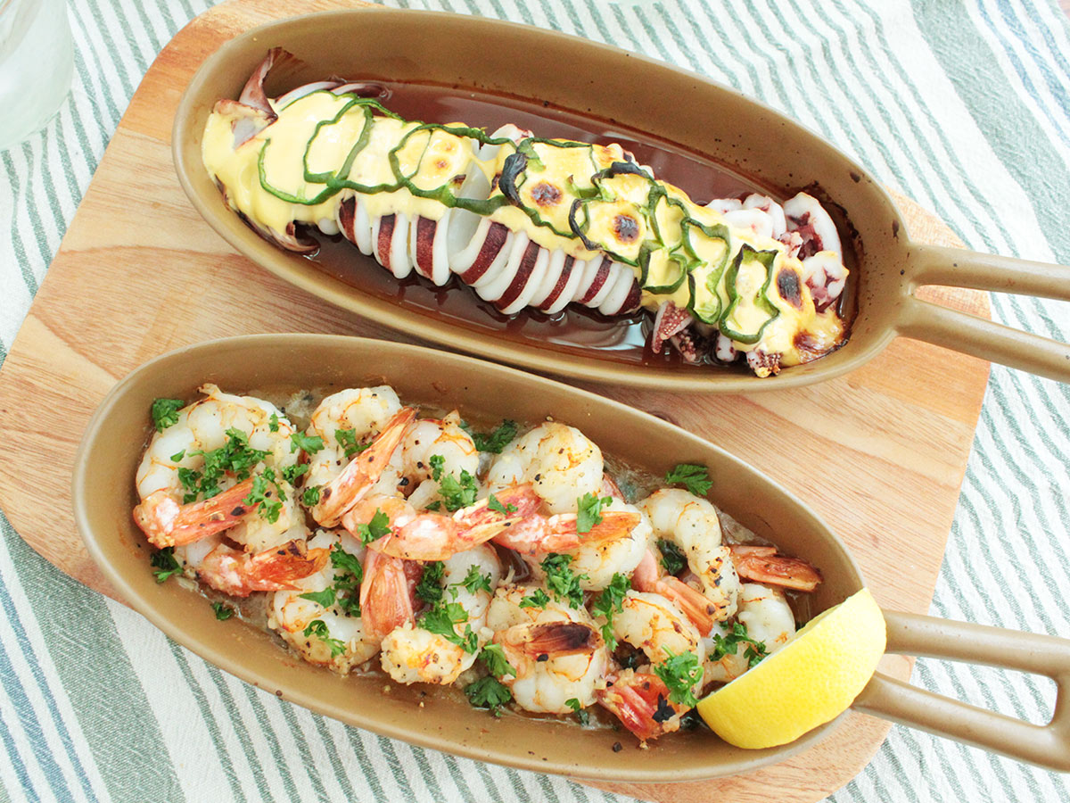 暑い夏に食べたい!魚焼きグリルで作る「魚介おつまみ2品」