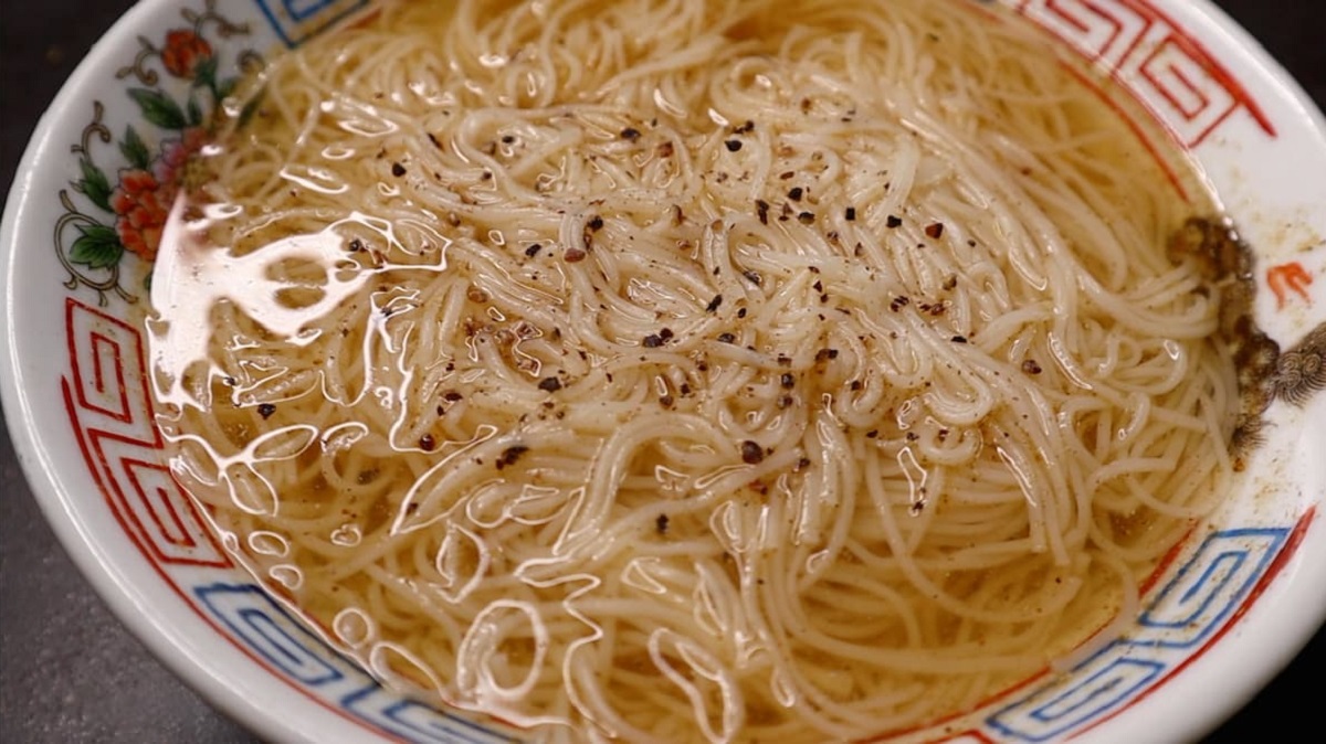 やばい冷やししょうゆそうめん　完成