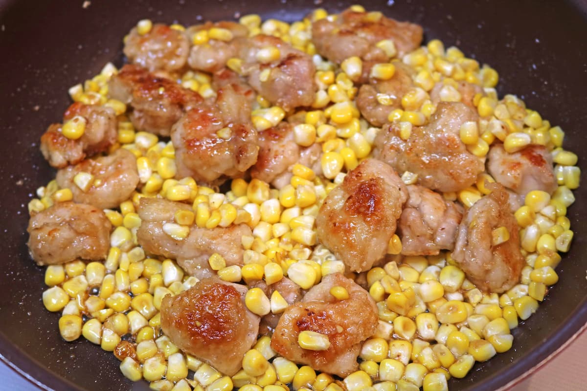 とうもろこしチキン６