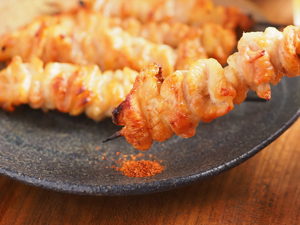 焼鳥、とり皮の塩焼きの作り方
