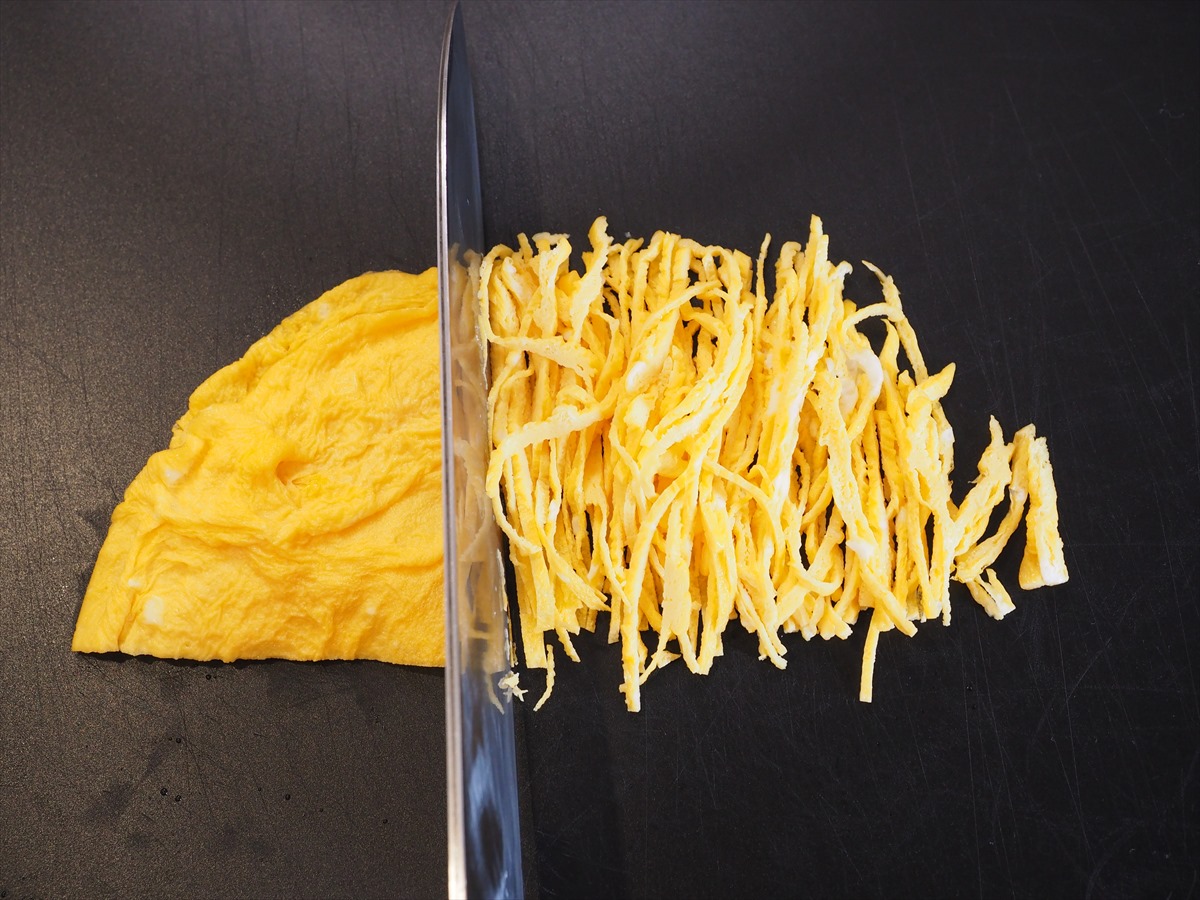 ささみと錦糸卵の親子冷やしそうめん