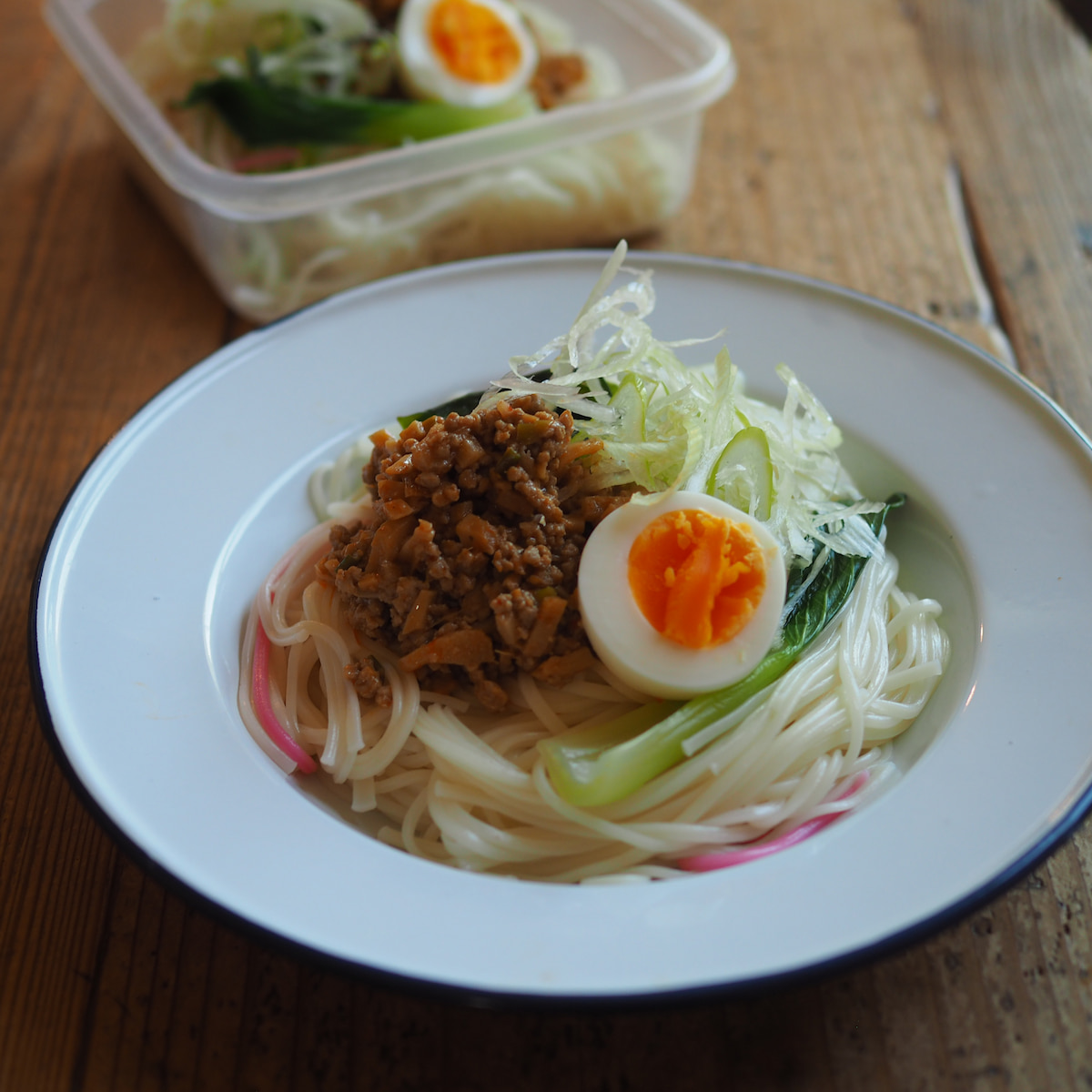 冷やし担々冷や麦