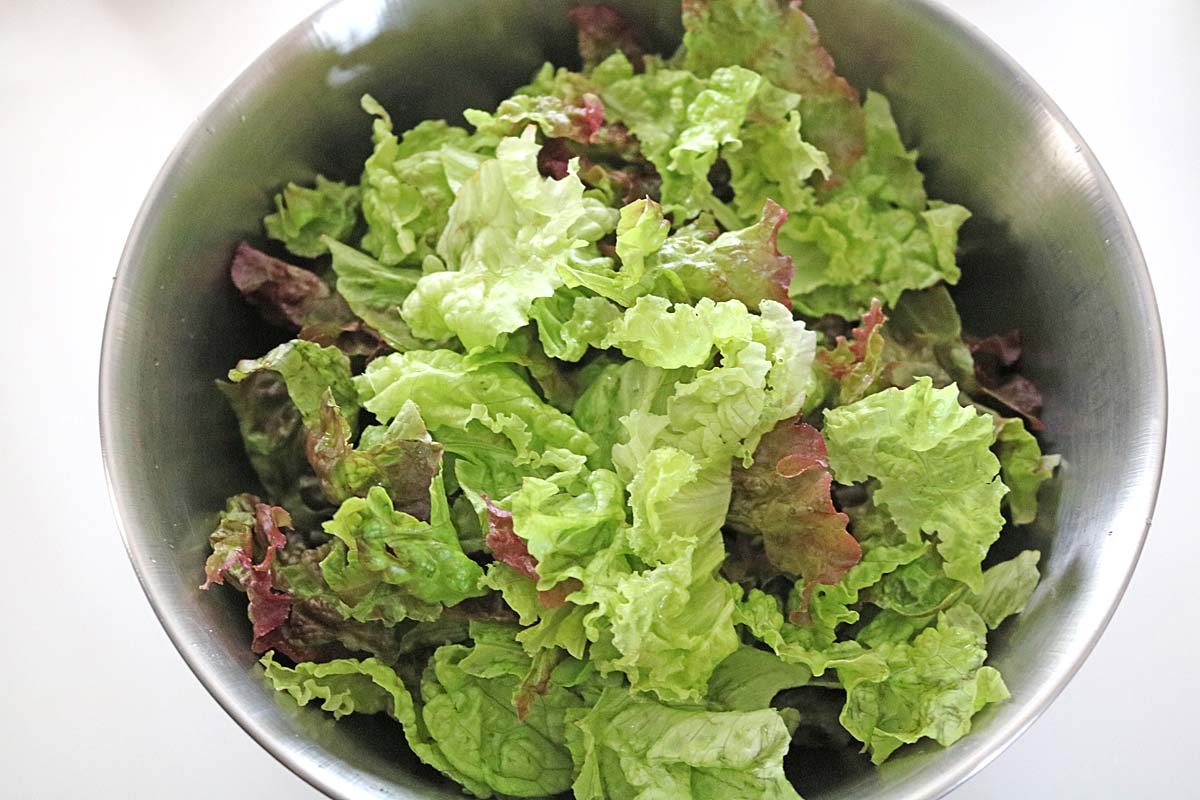 韓国風お豆腐チョレギサラダ2
