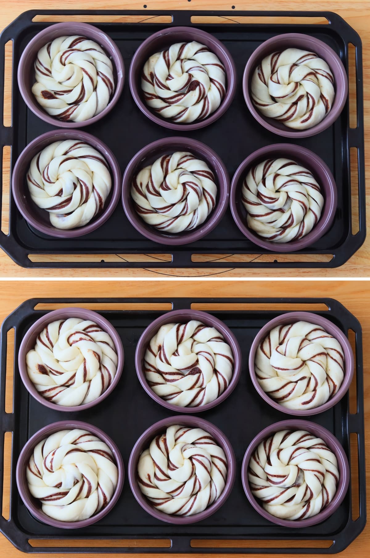 チョコツイスト2次発酵