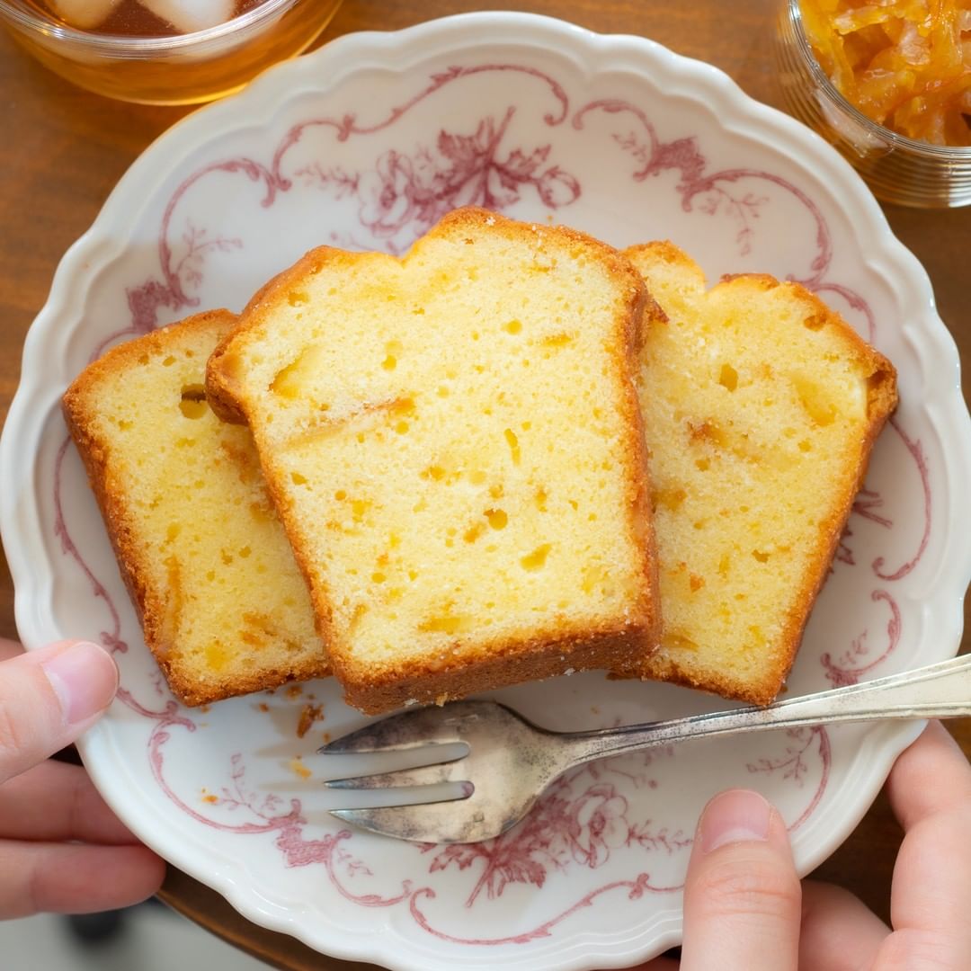 藤井玲子さんのオレンジとヨーグルトのパウンドケーキ