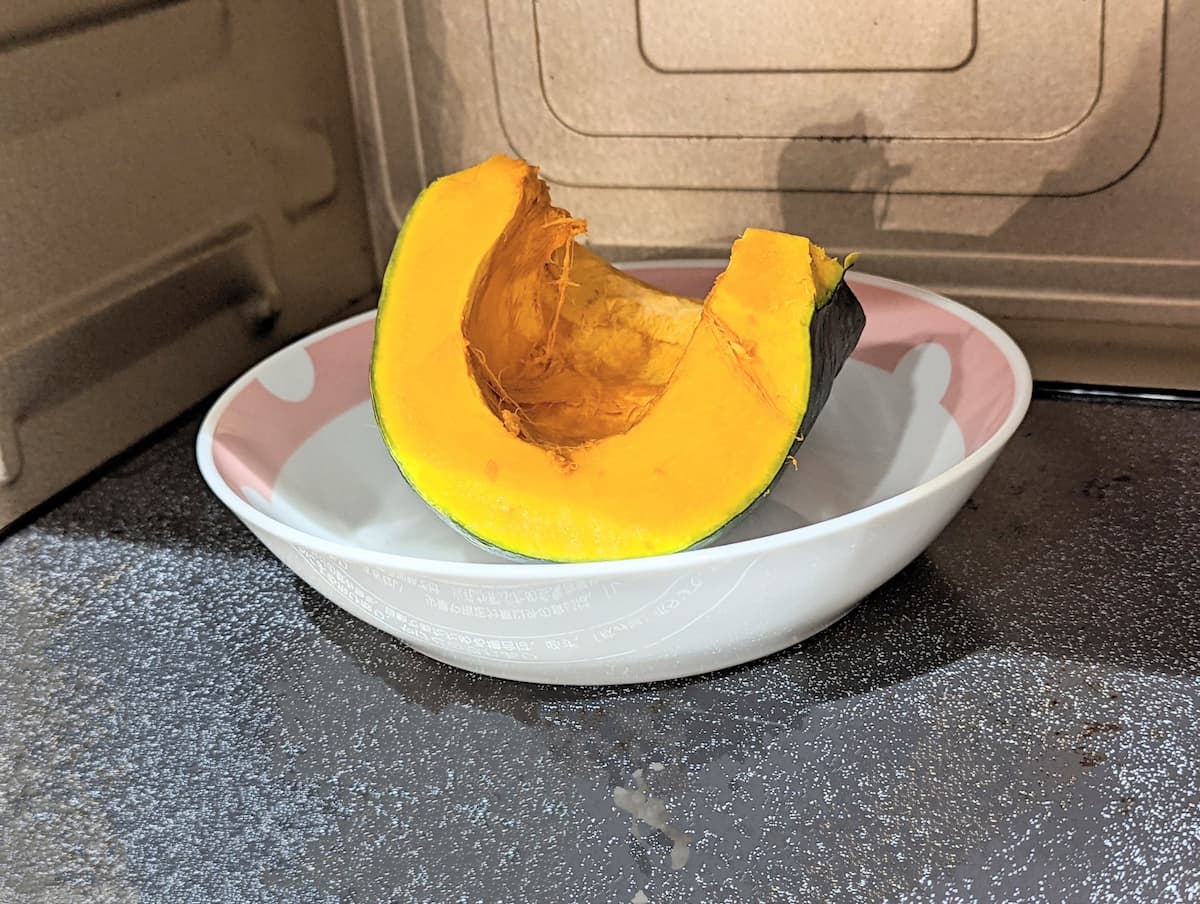かぼちゃはレンチンすると怪我をしにくい