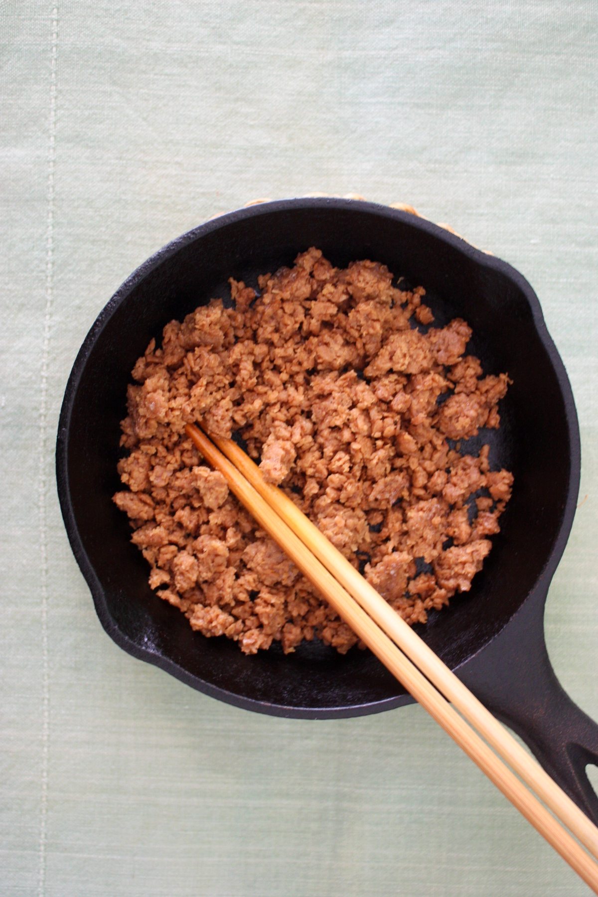 「大豆ミート ひき肉タイプ」で作る大豆ミートそぼろ