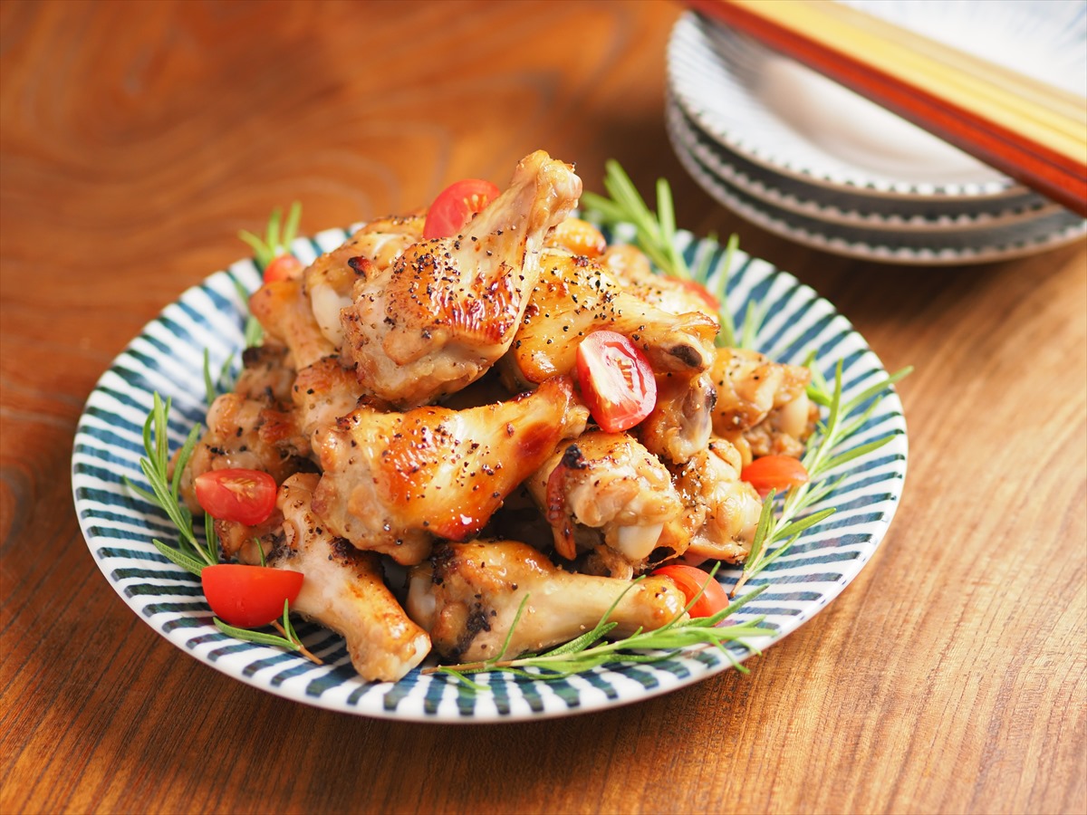 手羽元のハチミツぽん酢焼き