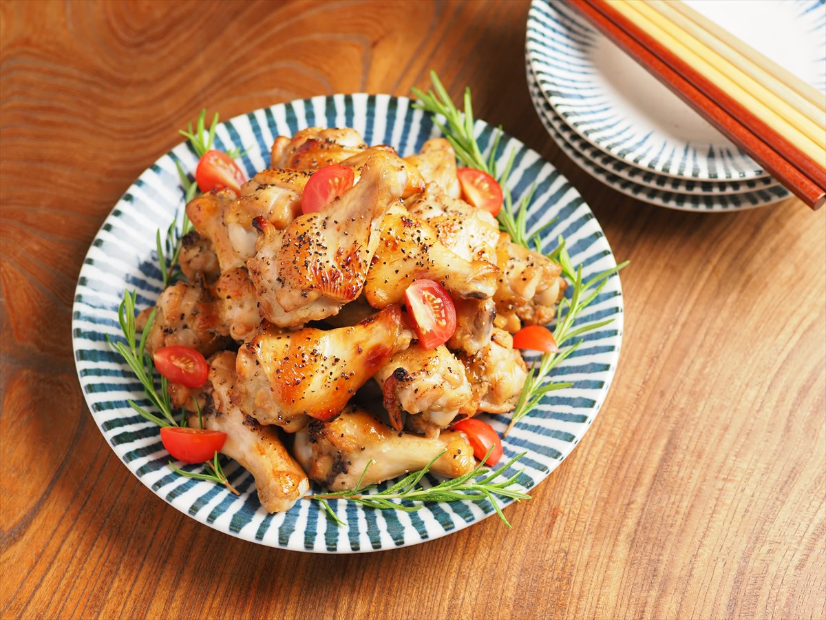 手羽元のハチミツぽん酢焼き