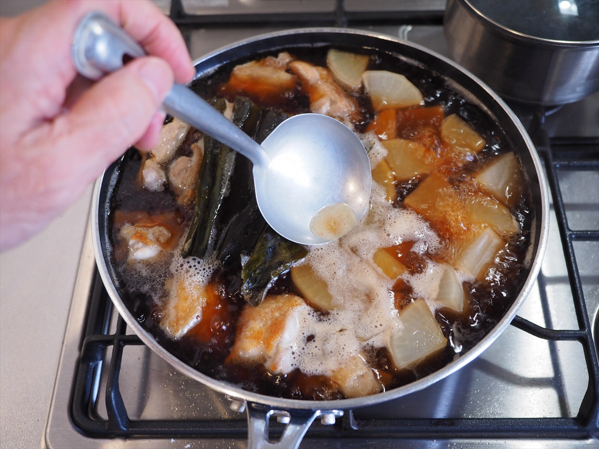 鶏もも肉と大根の角煮