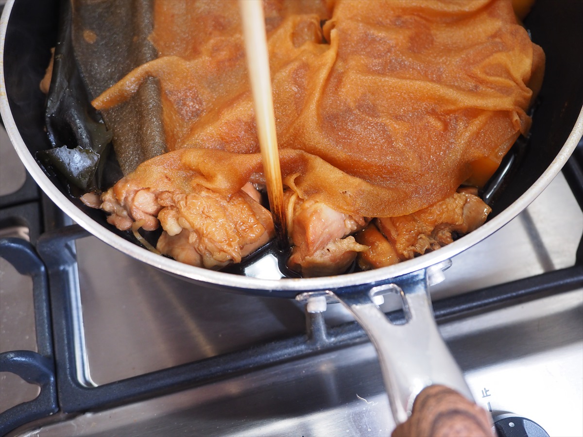 鶏もも肉と大根の角煮