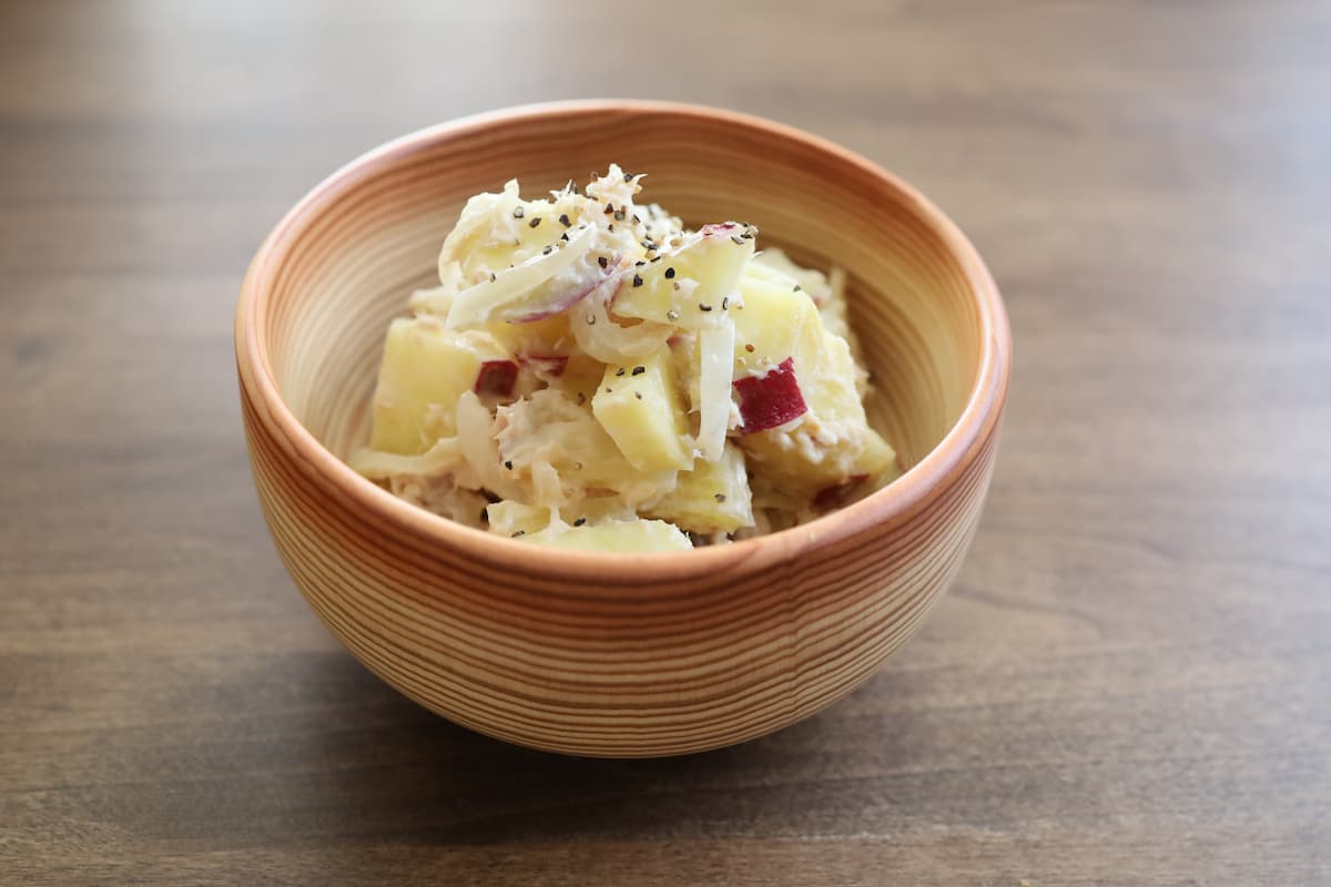 レンジですぐできる!「さつまいもとツナのホットサラダ」