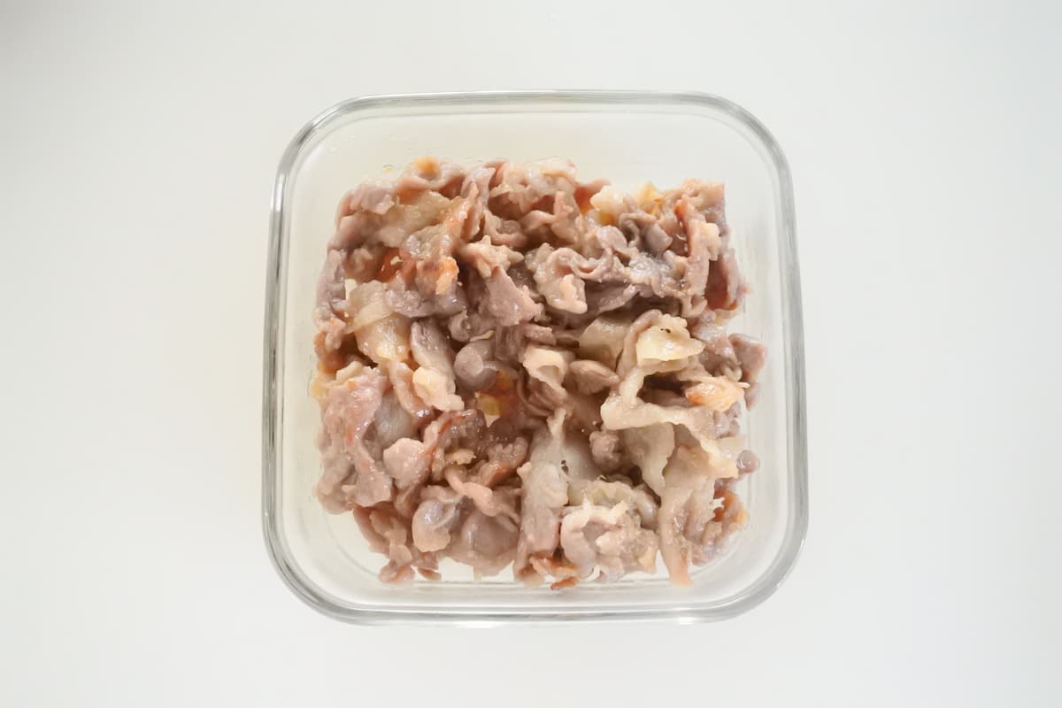 白菜と豚肉のみそ炒め