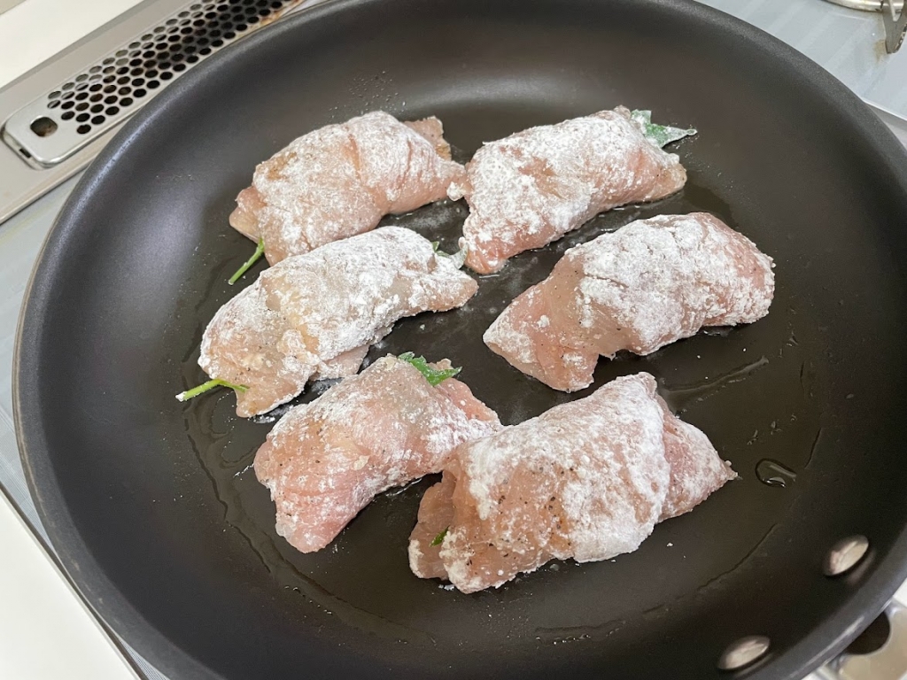 フライパンで焼く