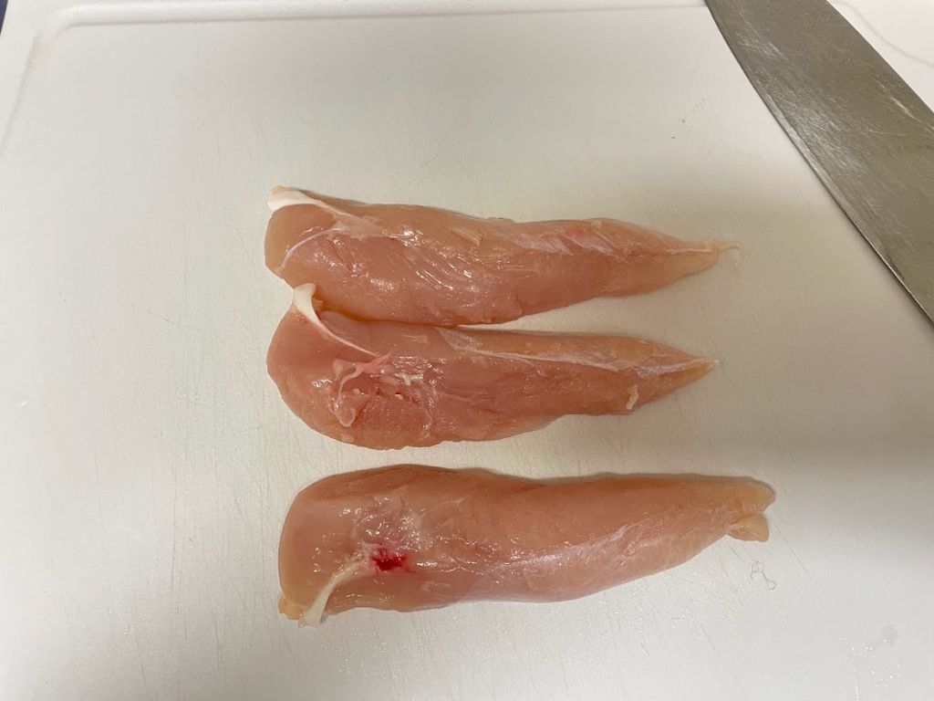 別のお店で購入したささみ