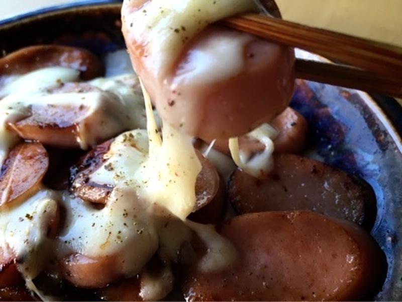 少ない材料で作れる!「魚肉ソーセージとチーズ」のお手軽おつまみ