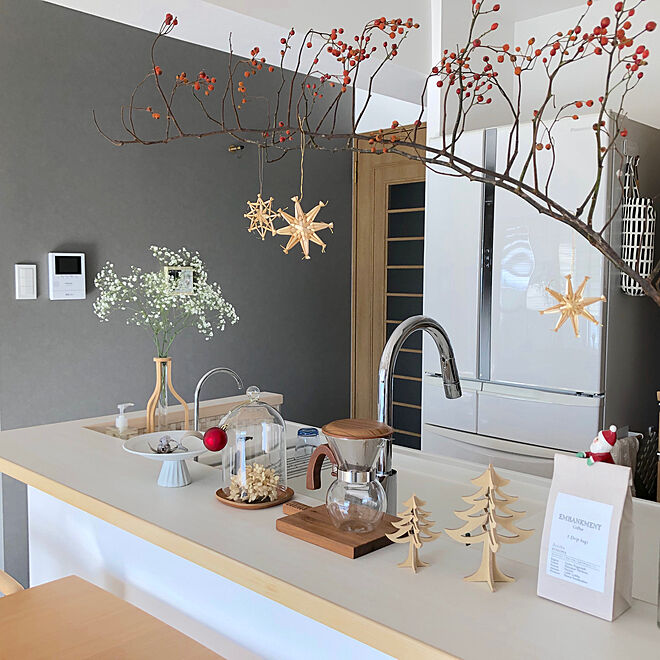 キッチン＆ダイニングにもクリスマスがやってきた！わが家のクリスマスコーデ集