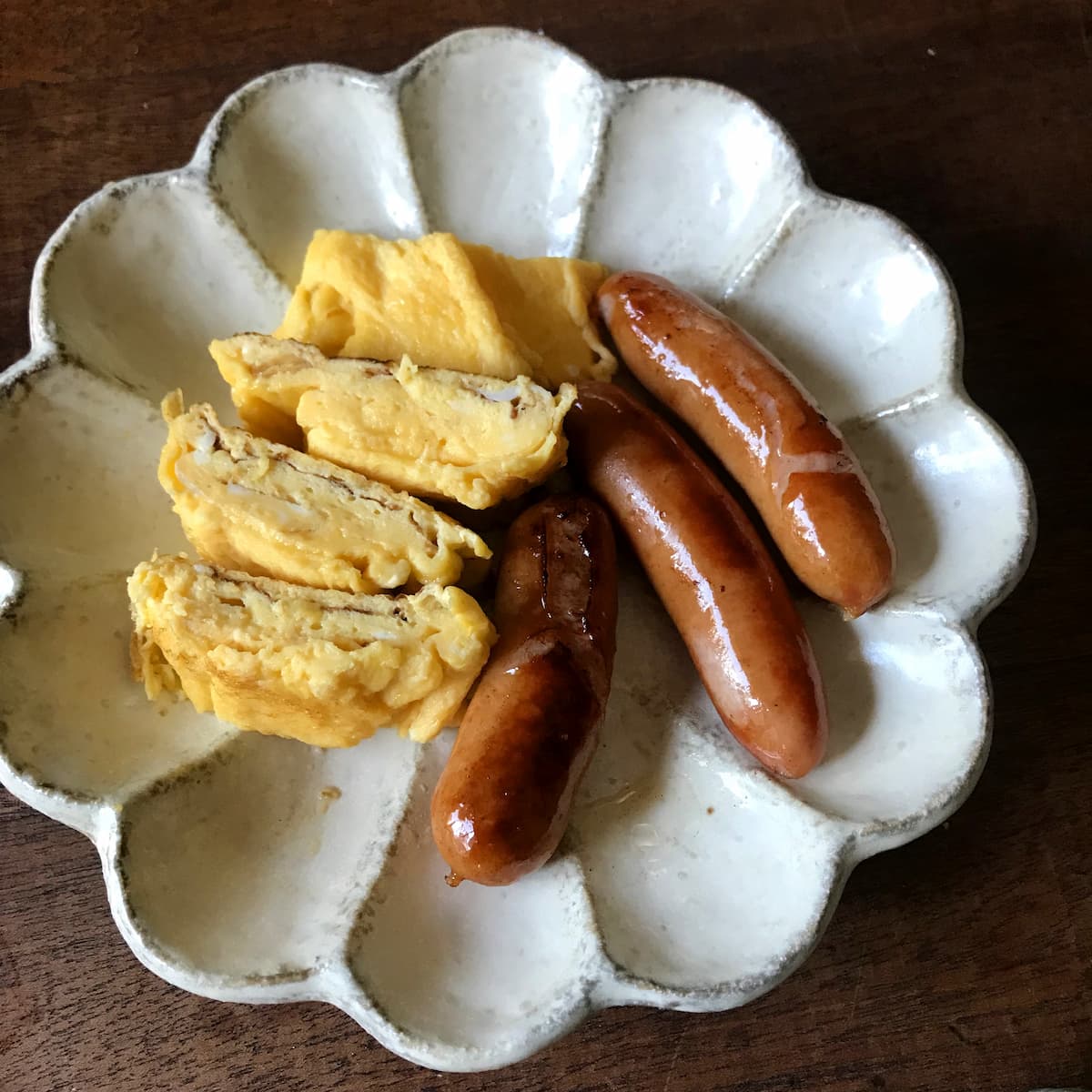 ウインナーと卵焼き
