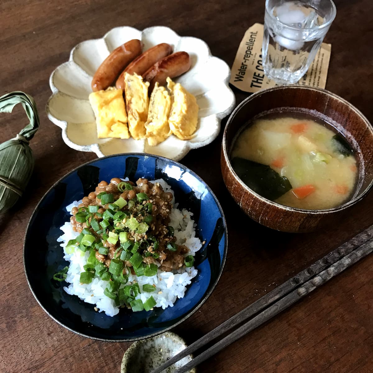 斜めからみた朝ごはん