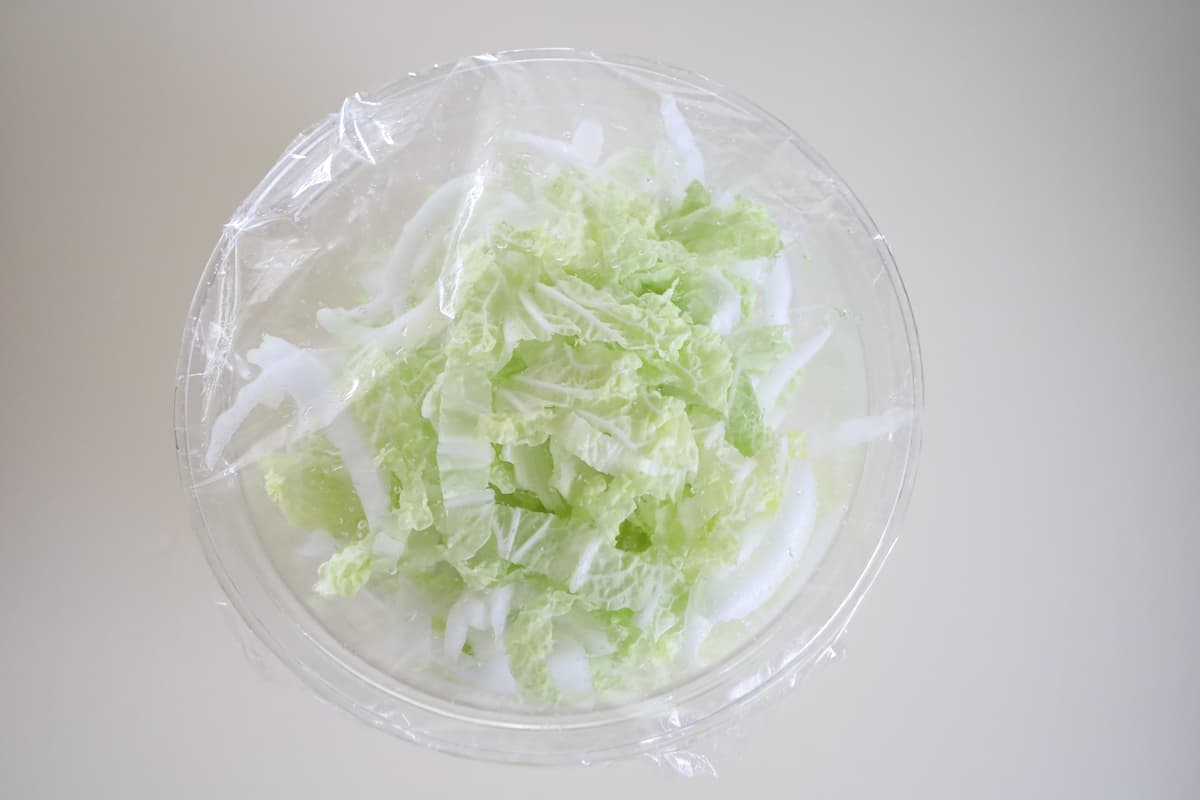 白菜のおかかサラダ