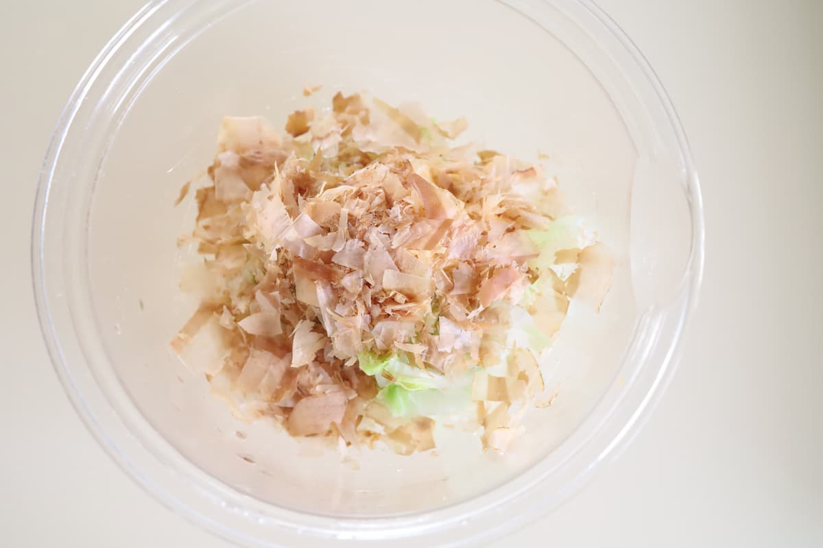 白菜のおかかサラダ