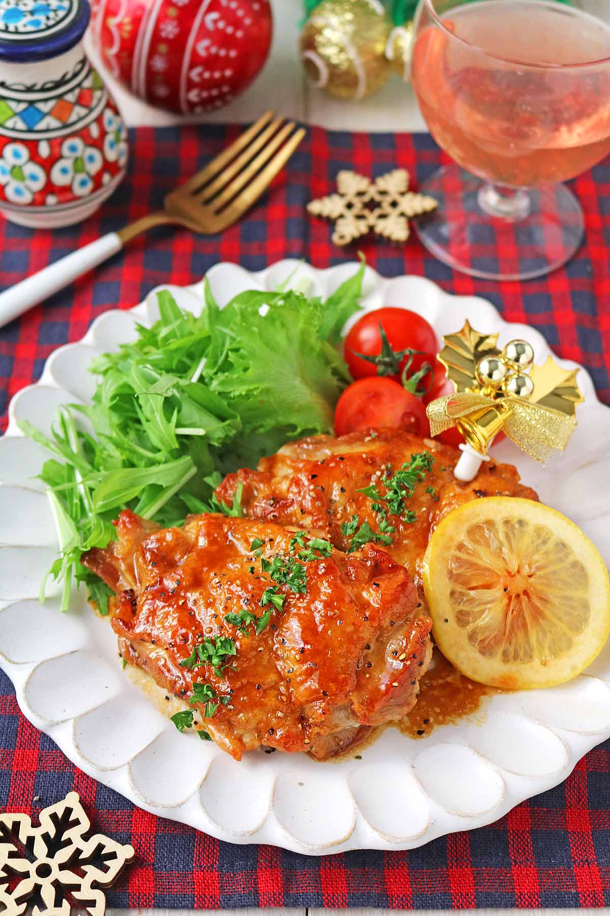 レモンバターチキン１
