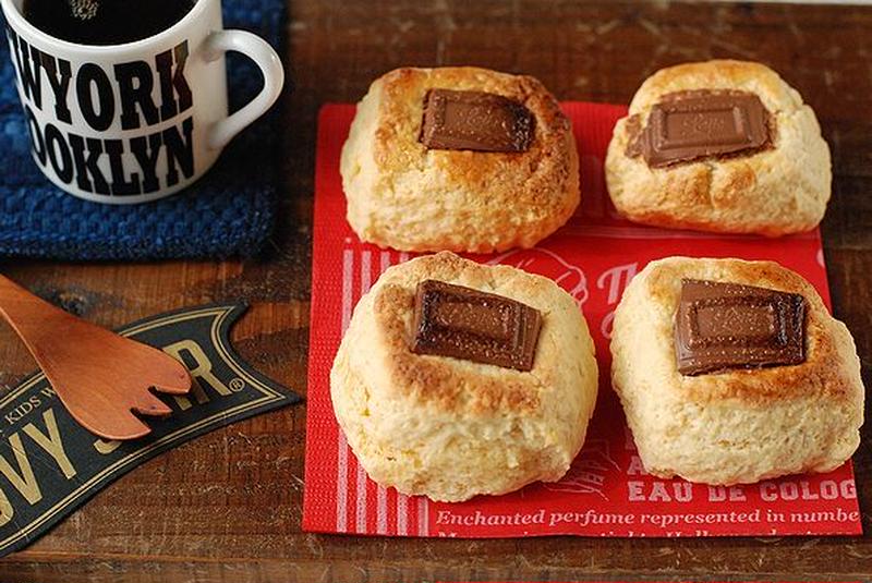 ホットケーキミックスで手軽に♪「チョコスコーン」の作り方3選