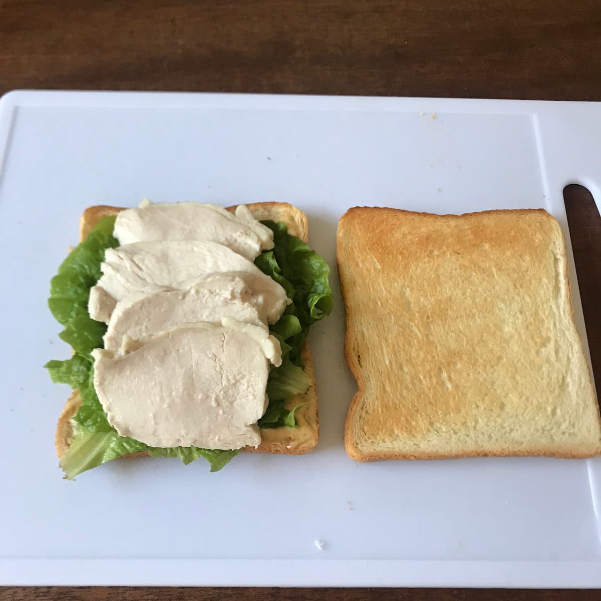 ゆで鶏並べたところ
