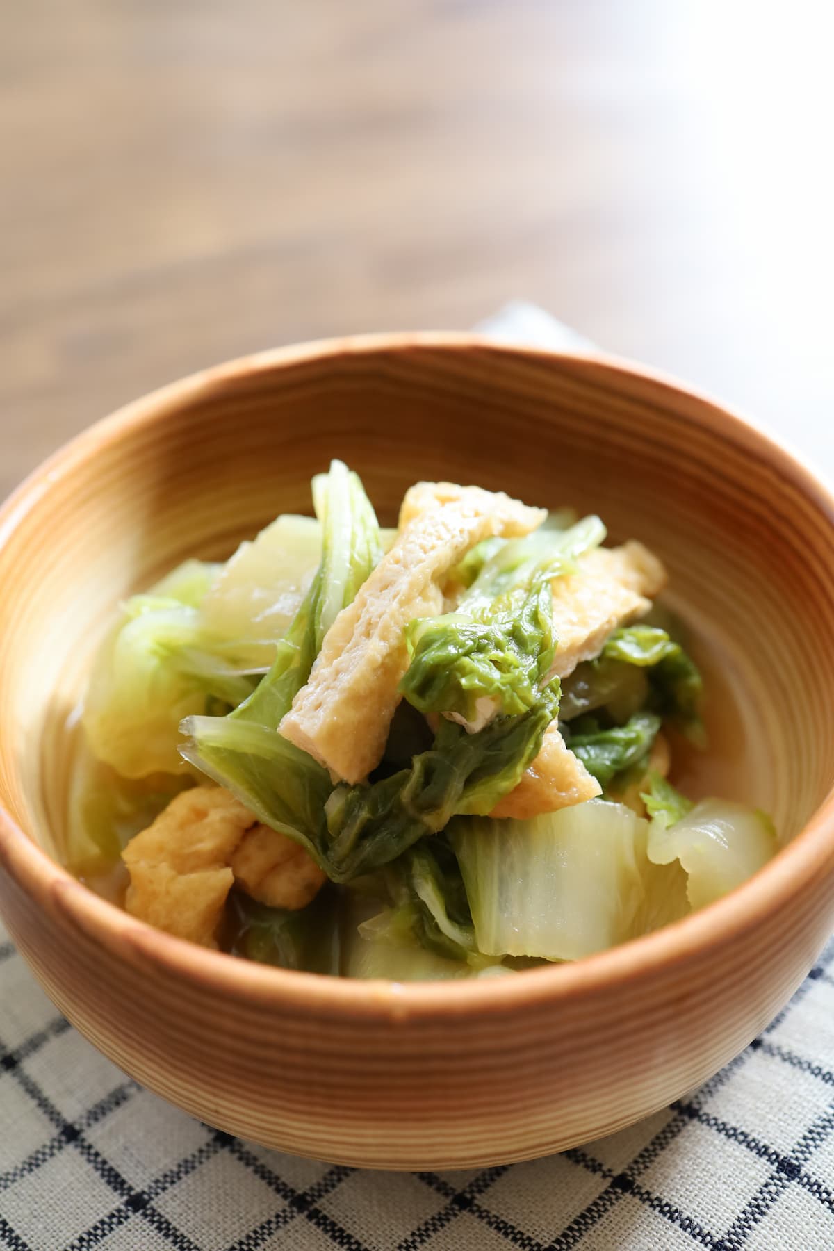 白菜と油揚げの煮浸し